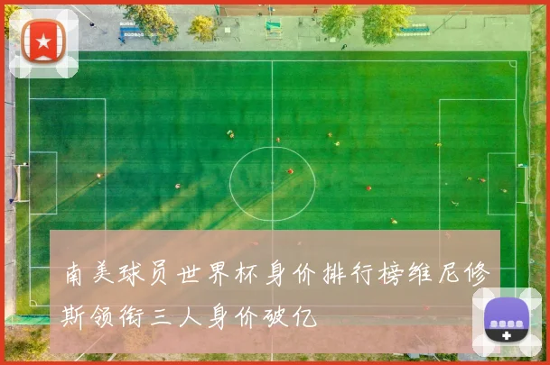 南美球员世界杯身价排行榜维尼修斯领衔三人身价破亿